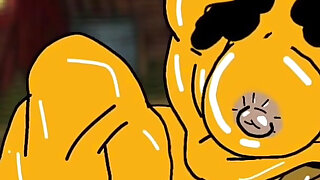 Redneck's Wife. Cartoon. Animation