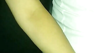 Cuckold Husband Driving and Wife Playing With Uber Driver