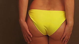 Wifey Wears a Skimpy Yellow Bikini