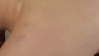 Brunette Thea Marie sucks and fucks big cock