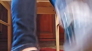 Get Down and Clean My Converse