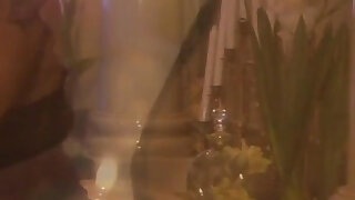 Autumn Bliss and Monica Mayhem are blonde and brunette lesbians eat each other out